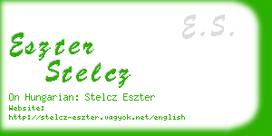 eszter stelcz business card